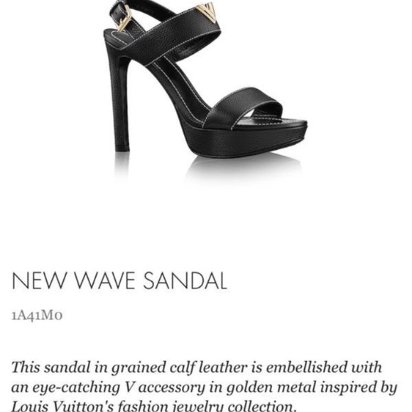 Louis Vuitton sandal heel - Picture 1 of 6